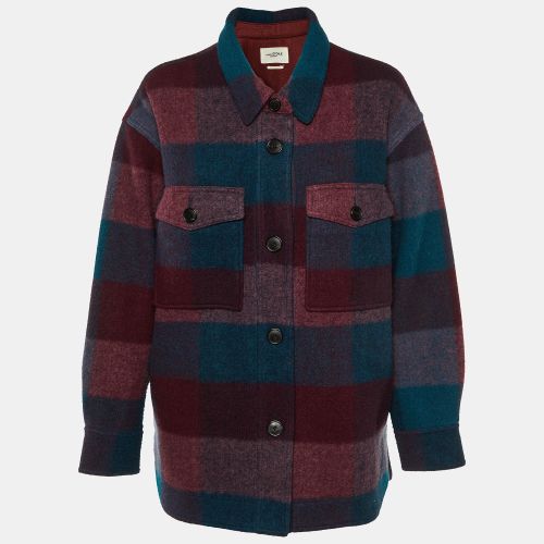 Isabel Marant Etoile Multicolor Patterned Wool Blend Oversized Jacket S - Isabel Marant Etoile - Modalova