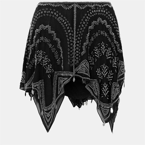 Isabel Marant Black Embellished Silk Mini Skirt M (FR 38) - Isabel Marant - Modalova