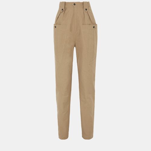 Isabel Marant Brown Cotton Tapered Pants Size 42 - Isabel Marant - Modalova