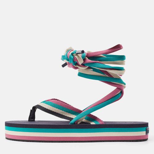 Isabel Marant Multicolor Fabric Wraparound Strap Sandals Size 39 - Isabel Marant - Modalova