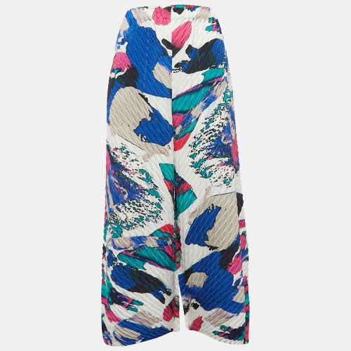 Issey Miyake Multicolor Printed Plisse Wide-Leg Trousers S - Issey Miyake - Modalova