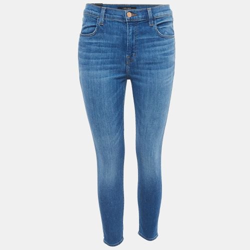 J Brand Blue Washed Denim High Rise Crop Jeans M Waist 29" - J Brand - Modalova