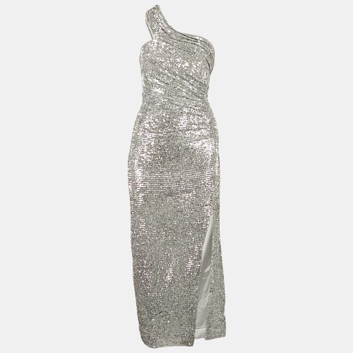 Jonathan Simkhai Silver One Shoulder Sequin Midi Dress S - Jonathan Simkhai - Modalova