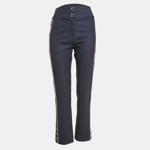 Jonathan Simkhai Navy Blue Side Stripe Gabardine Trousers S - Jonathan Simkhai - Modalova