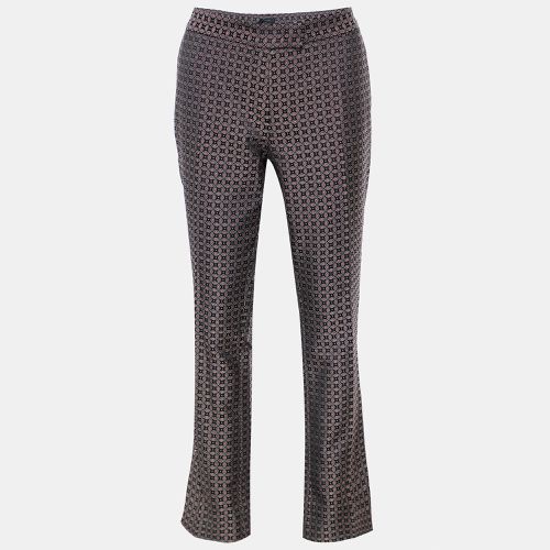 Joseph Black & Burgundy Cravatte Jacquard Duke Trousers M - Joseph - Modalova