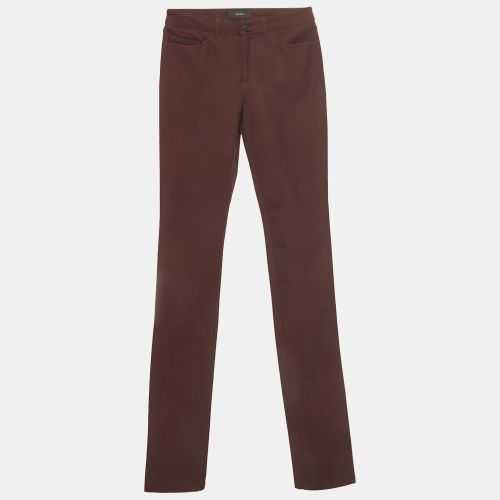 Joseph Burgundy Stretch Gabardine Nino Pants S - Joseph - Modalova