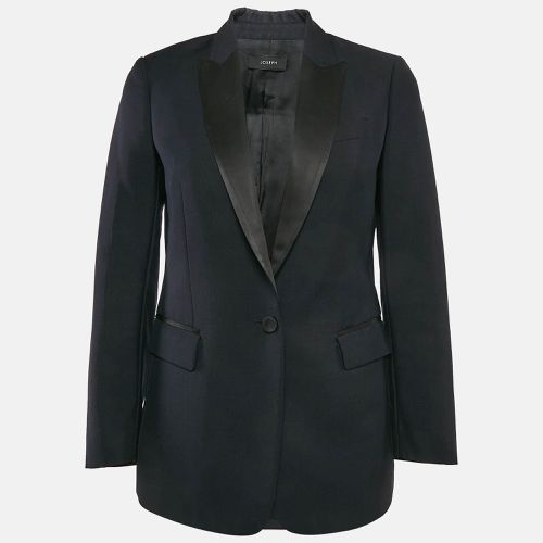 Joseph Navy Blue Single Breasted Hampsted Tuxedo Blazer S - Joseph - Modalova