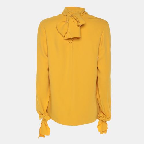 Joseph Yellow Crepe Todd Cady Tops S - Joseph - Modalova
