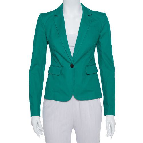 Joseph Green Stretch Cotton Watch Short Blazer S - Joseph - Modalova