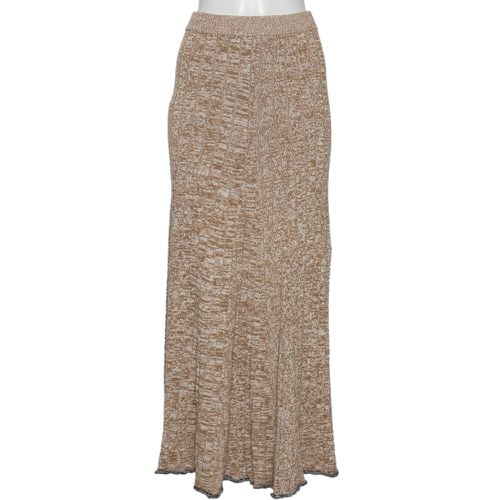 Patterned Ribbed Knit Sally Fluted Maxi Skirt L - Joseph - Modalova