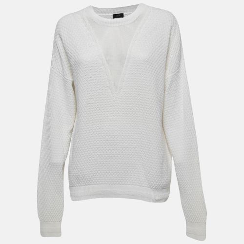 Joseph Off White Cotton Blend Knit Sweater XL - Joseph - Modalova