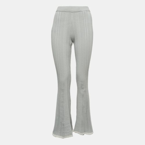 Light Striped Cotton Knit Flared Pants XXS - Joseph - Modalova