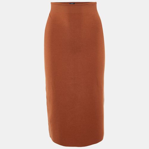 Joseph Brown Stretch Silk Knit Pencil Skirt M - Joseph - Modalova