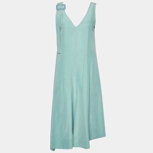 Joseph Sage Green Fuji Silk Max Sleeveless Dress S - Joseph - Modalova