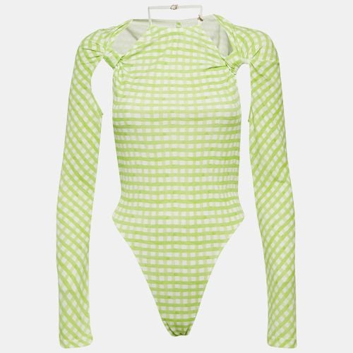 Checks Jersey Le Body Nodi Bodysuit S - Jacquemus - Modalova