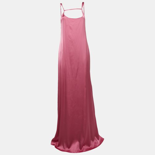 Jacquemus La Robe Stretch Satin Open-Back Mentalo Maxi Dress L - Jacquemus - Modalova