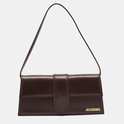 Jacquemus Brown Leather Le Bambino Long Shoulder Bag - Jacquemus - Modalova