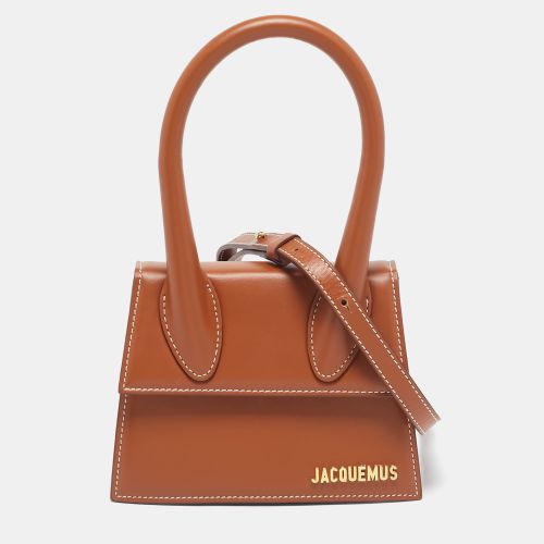 Leather Le Chiquito Moyen Top Handle Bag - Jacquemus - Modalova