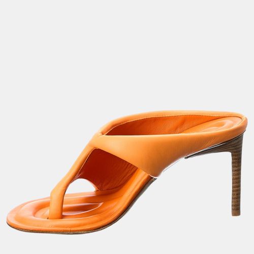 Jacquemus Orange Leather Sandal - Jacquemus - Modalova