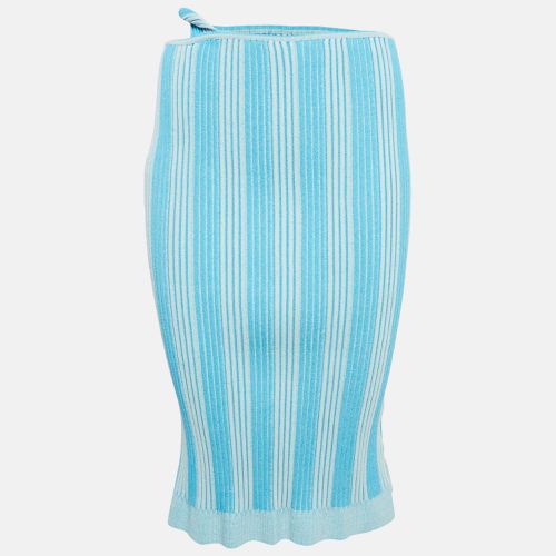 Jacquemus Blue Striped Rib Knit La Jupe Gelato Skirt XS - Jacquemus - Modalova