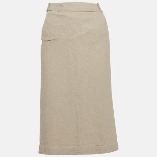 Jacquemus Beige Linen Cross-Over Waist Skirt M - Jacquemus - Modalova