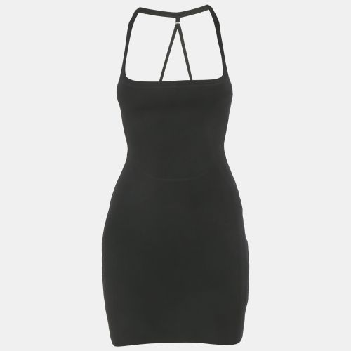 Rib Knit Detachable Ruffle Detail Mini Bodycon Dress S - Jacquemus - Modalova
