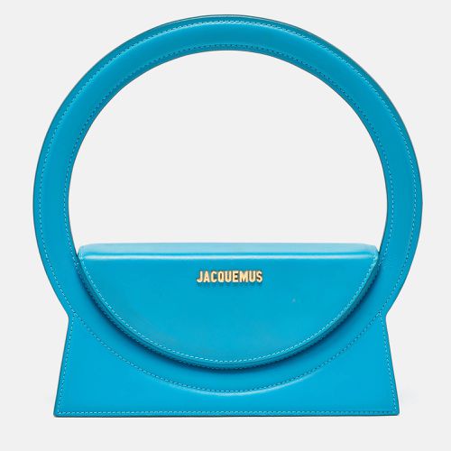 Jacquemus Blue Leather Le Sac Round Top Handle Bag - Jacquemus - Modalova