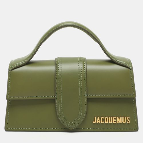 Jacquemus Green Leather Le Bambino Mini Top Handle Bag - Jacquemus - Modalova
