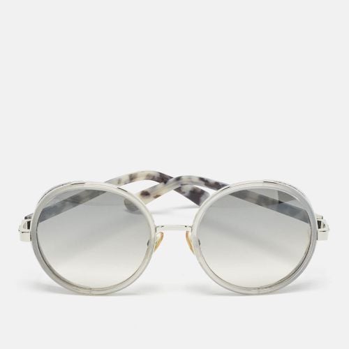 Jimmy Choo Grey Gradient Andie/S Round Sunglasses - Jimmy Choo - Modalova