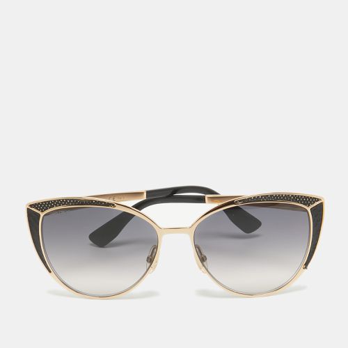 Jimmy Choo Black/Gold Gradient DOMI/S Frame Cat Eye Sunglasses - Jimmy Choo - Modalova