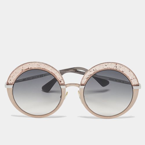 Jimmy Choo Grey/Peach Gradient Gotha/S Round Sunglasses - Jimmy Choo - Modalova