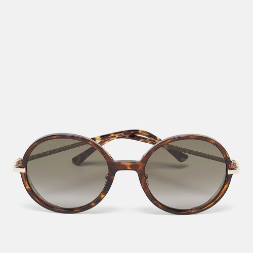 Jimmy Choo Tortoise Brown Gradient EMA/S Round Sunglasses - Jimmy Choo - Modalova