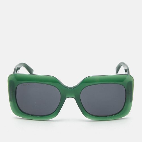 Jimmy Choo Green/Grey Gaya/S JC Frame Oversized Sunglasses - Jimmy Choo - Modalova