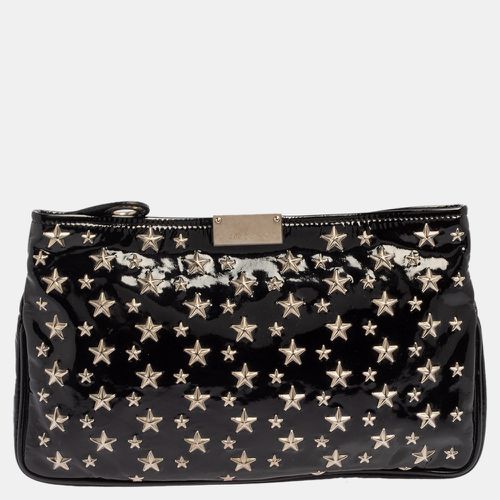 Patent Leather Star Studded Clutch - Jimmy Choo - Modalova