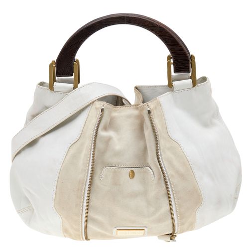 Light Beige Leather and Suede Maia Hobo - Jimmy Choo - Modalova