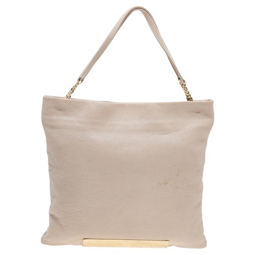 Jimmy Choo Beige Leather Large Charlie Tote - Jimmy Choo - Modalova