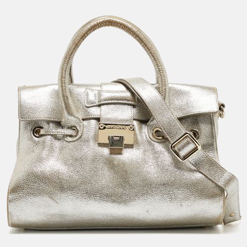 Jimmy Choo Gold Leather Rosalie Satchel - Jimmy Choo - Modalova