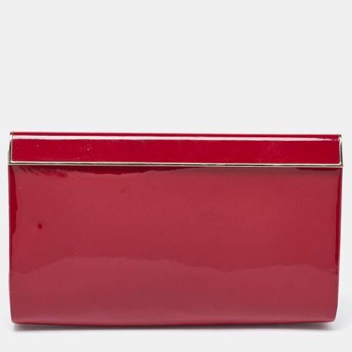 Patent Leather Carmen Frame Clutch - Jimmy Choo - Modalova