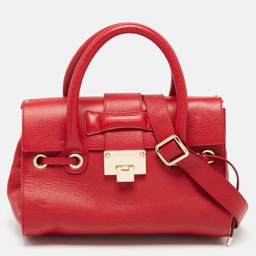 Jimmy Choo Red Leather Rosalie Tote - Jimmy Choo - Modalova