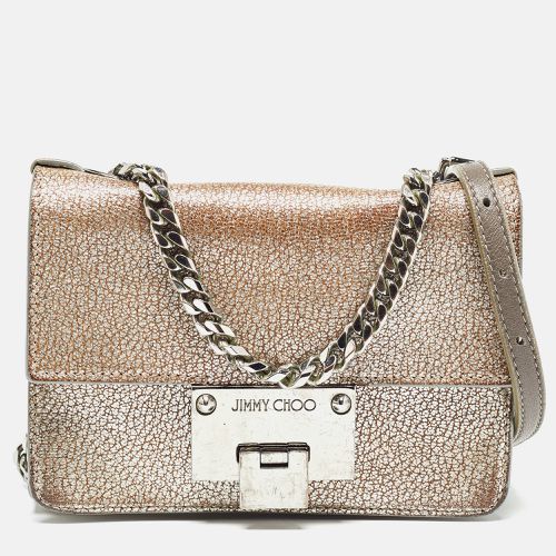 Jimmy Choo Metallic Grey Leather Rebel Crossbody Bag - Jimmy Choo - Modalova