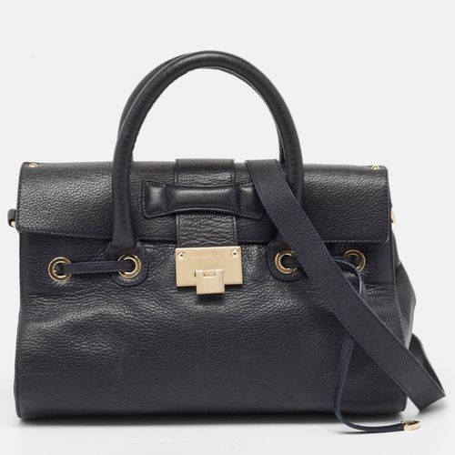 Jimmy Choo Midnight Blue Leather Rosalie Top Handle Bag - Jimmy Choo - Modalova