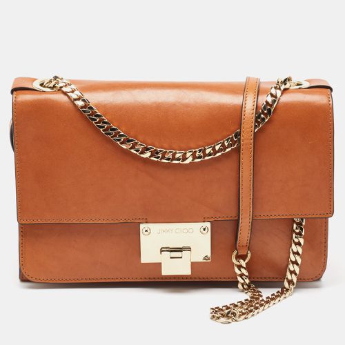 Jimmy Choo Brown Leather Rebel Flap Shoulder Bag - Jimmy Choo - Modalova