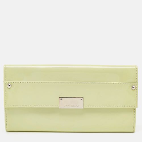 Jimmy Choo Green Patent Leather Reese Clutch - Jimmy Choo - Modalova