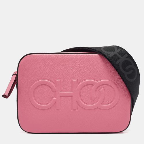 Jimmy Choo Peony Pink Leather Balti Camera Bag - Jimmy Choo - Modalova