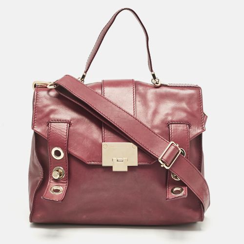 Jimmy Choo Burgundy Leather Pauline Top Handle Bag - Jimmy Choo - Modalova