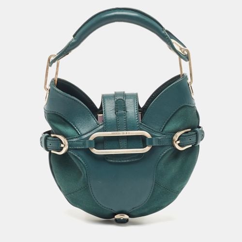 Leather and Satin Mini Tulita Hobo - Jimmy Choo - Modalova