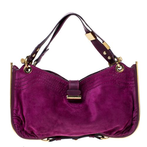 Jimmy Choo Purple Suede and Leather Alex Shoulder Bag - Jimmy Choo - Modalova