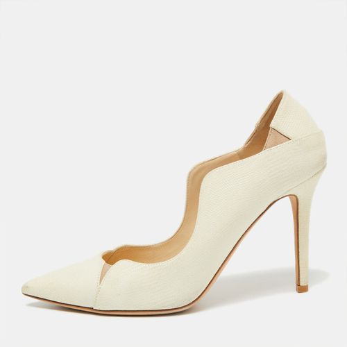 Jimmy Choo Cream Texture Leather Tamika Pumps Size 35.5 - Jimmy Choo - Modalova