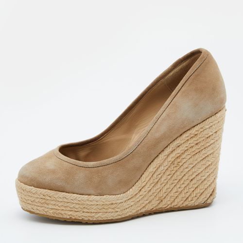 Jimmy Choo Beige Suede Wedge Platform Pumps Size 38.5 - Jimmy Choo - Modalova