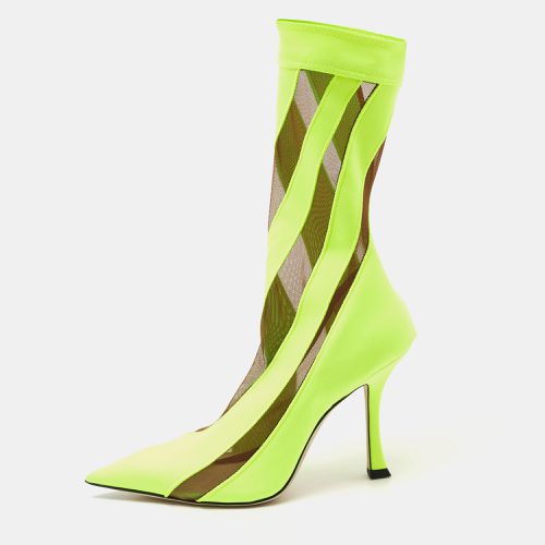 Jimmy Choo Green Nylon Sock Boots Size 37 - Jimmy Choo - Modalova